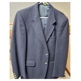 Richards & Amos Navy Wool Blazer - Custom Tailored for Hank Boone