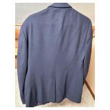Richards & Amos Navy Wool Blazer - Custom Tailored for Hank Boone