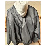 Guide Series GS Nylon Jacket with Hooded Sweatshirt- Black