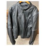 Harley-Davidson Leather Jacket XL - Genuine Leather, Perforated Lining & Zipper Pockets