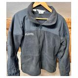 Columbia Fleece Jacket - Black - Full Zip Front - Zippered Pockets