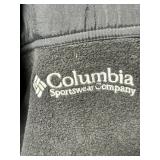 Columbia Fleece Jacket - Black - Full Zip Front - Zippered Pockets