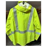 Gravel Gear XL/EG Waterproof Hi-Vis Jacket & Utility Pro Hooded Hi-Vis Jacket (Lot of 2)