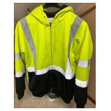 Gravel Gear XL/EG Waterproof Hi-Vis Jacket & Utility Pro Hooded Hi-Vis Jacket (Lot of 2)