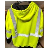 Gravel Gear XL/EG Waterproof Hi-Vis Jacket & Utility Pro Hooded Hi-Vis Jacket (Lot of 2)