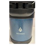 Manna Water Bottle - Blue Speckled Finish, Flip-Top Cap - 1 Gallon