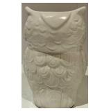 Creatology Owl Paper Towel Stand & 2 White Ceramic Owls - Planter and Piggy Bank