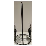 Creatology Owl Paper Towel Stand & 2 White Ceramic Owls - Planter and Piggy Bank