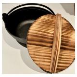 Vintage Wooden Box Set with Lidded Boxes, Glass Bottles & Ceramic Canister