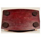 Vintage Wooden Box Set with Lidded Boxes, Glass Bottles & Ceramic Canister