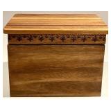 Vintage Wooden Box Set with Lidded Boxes, Glass Bottles & Ceramic Canister