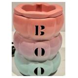 Crofton Penguin Canister & Pumpkin Jar with Lid - Wax Melts & Candle Holder