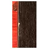 Black Wood Nightstand with Drawer