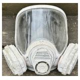 3M Full-Face Respirator Gas Mask Twin Masks with Dual Cartridges