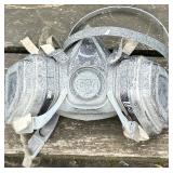 3M Full-Face Respirator Gas Mask Twin Masks with Dual Cartridges