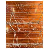 Vintage Wire Plant Stand with 2-Tiers