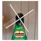 Heineken Windmill Beer Sign - Lighted and Rotating