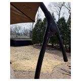 Offset Cantilever Patio Umbrella - Tan Canopy & Heavy Base