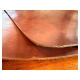 Full-Hide Leather 33.5 x 26 in & Leather Craft Tools Kit with Templates