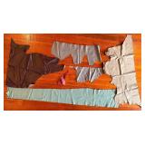 Assorted Kid Leather Scraps & Remnants - Multicolor Leather Pieces