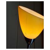 Multi-Arm Floor Lamp with Blue & Orange Cone Shades, 66 Inches Tall