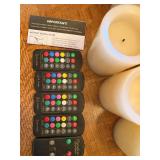 Flameless LED Candles with Remotes - Assorted Sizes