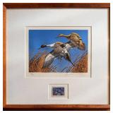 David A. Maass 1979 Minnesota Duck Stamp Print Framed Art (308/3800)