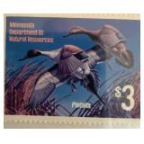 David A. Maass 1979 Minnesota Duck Stamp Print Framed Art (308/3800)