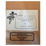 David A. Maass 1979 Minnesota Duck Stamp Print Framed Art (308/3800)