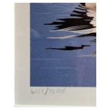 William C. Morris Duck Print 17 x 16 in & 50th Anniversary Migratory Bird Stamp