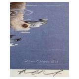 William C. Morris Duck Print 17 x 16 in & 50th Anniversary Migratory Bird Stamp