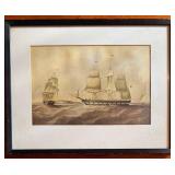 William Penn Packet Ship Print - Framed Maritime Artwork
