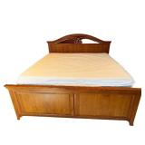 King Size Bed with Headboard & Footboard - Mattress Optional
