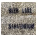 Glen Lake Sanatorium Wool Blanket - 44 x 74 in