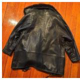 Saks Fifth Avenue Buffalo Leather Jacket & Zip-Out Fur Liner