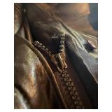Saks Fifth Avenue Buffalo Leather Jacket & Zip-Out Fur Liner