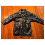 Saks Fifth Avenue Buffalo Leather Jacket & Zip-Out Fur Liner