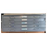 Mayline Map Cabinet - Steel Storage Unit