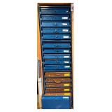 Lawson Products Blue Metal Tool Cabinet with Drawers