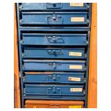 Lawson Products Blue Metal Tool Cabinet with Drawers
