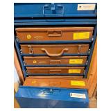 Lawson Products Blue Metal Tool Cabinet with Drawers