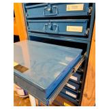 Lawson Products Blue Metal Tool Cabinet with Drawers