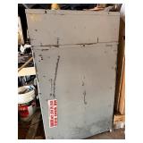 Vintage 5-Drawer Steel Storage Cabinet with Top Compartments