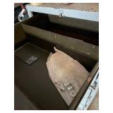 Vintage 5-Drawer Steel Storage Cabinet with Top Compartments