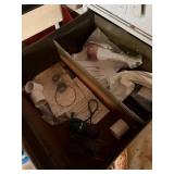 Vintage 5-Drawer Steel Storage Cabinet with Top Compartments