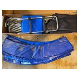 ORCC Trampoline Frame Kit & Blue Padding Set for Outdoor Backyard Use