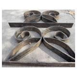 Wrought Iron Scrolls & Decorative Scrollwork (Lot of 2)