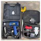 WEN Dual-Temperature Heat Gun & Stanley MW10 & LASERTRAC Tool Set