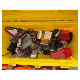 Assorted Drill Bits & Electrical Hardware Tool Boxes