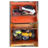 Assorted Sanders including Dewalt